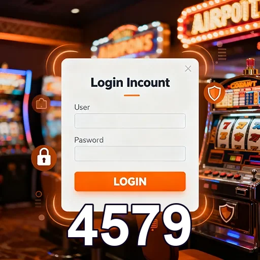 Mobile player accessing 4579 for secure payments